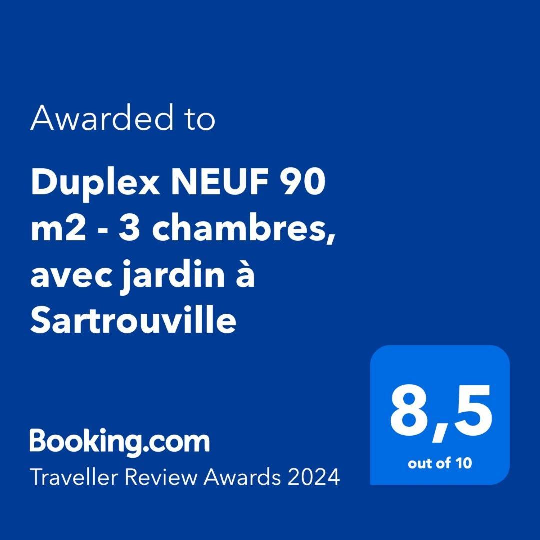 Duplex Neuf 90 M2 - 3 Chambres, Avec Jardin A سارتروفيل المظهر الخارجي الصورة